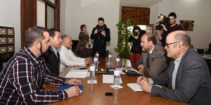 El vicepresidente regional mantiene una reunión con el coordinador de Izquierda Unida