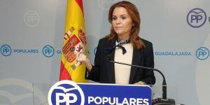 La senadora del PP Marta Valdenebro hoy en rueda de prensa 230217