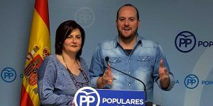 Lucas Castillo y Elena Sebastián concejales PP Yunquera