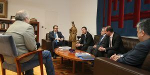 Reunión con el rector de la Universidad de Alcalá