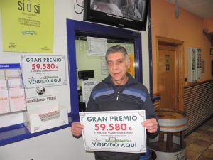 Un acertante de la Lotería Primitiva gana 59.580 euros en Azuqueca de Henares