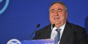 Vicente Tirado en rueda de prensa tras la Junta Directiva Regional 140217