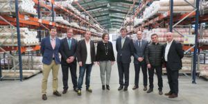Visita de la consejera de Economía Empresas y Empleo a la la empresa Textil Castilla