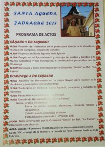 cartel santa agueda 2017