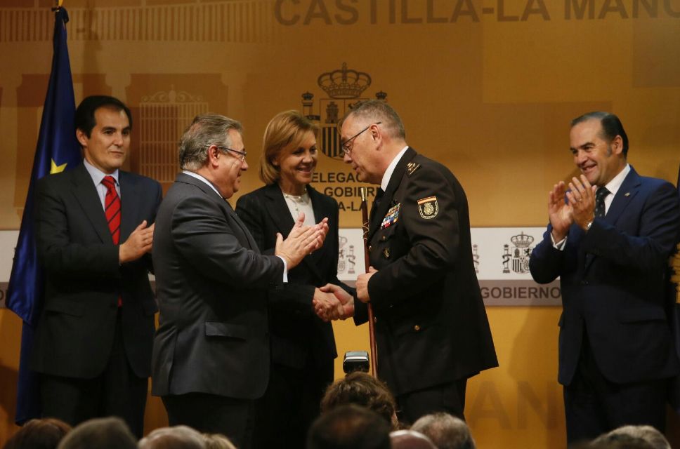 Cospedal y Zoido presiden la toma de posesión del comisario principal Félix Antolín como nuevo jefe superior de Castilla-La Mancha