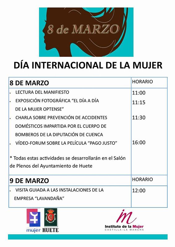 Huete también celebra el Día Internacional de la Mujer