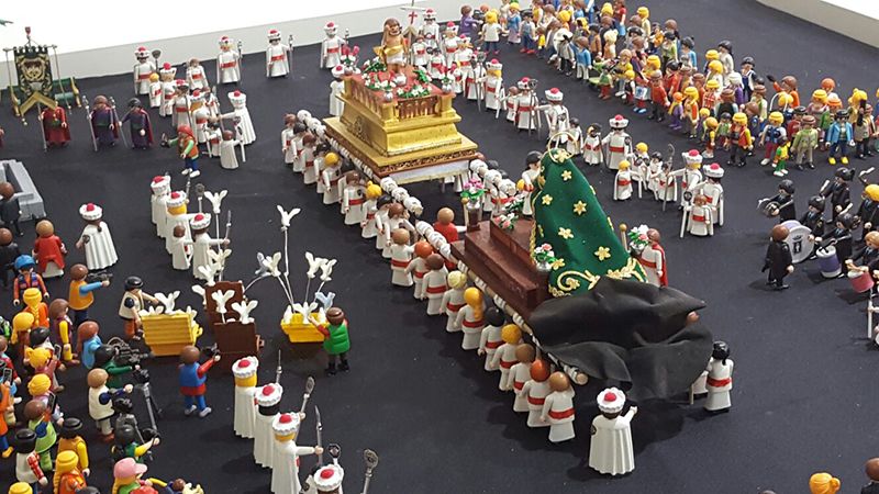 Ya se puede visitar la exposición del XV Concurso de Dibujo del Resucitado y el diorama de El Encuentro 2 Ya se puede visitar la exposición del XV Concurso de Dibujo del Resucitado y el diorama de El Encuentro