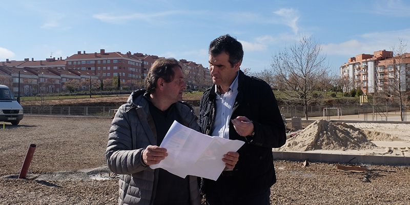 A buen ritmo, la creación del parque de La Salinera, junto al colegio de Las Lomas