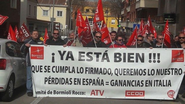 Este jueves arranca la huelga que los trabajadores de Bormioli Rocco, en Azuqueca, harán durante nueve días
