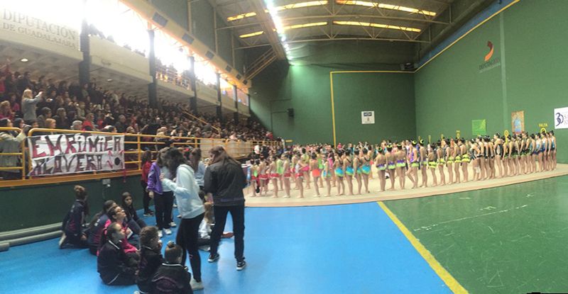 Gran ambiente en la segunda Fase del Circuito Provincial de Rítmica de 2017 en Guadalajara