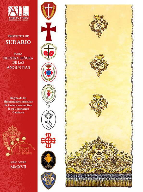 Las hermandades marianas de la Semana Santa regalarán un sudario a las Angustias por su Coronación Canónica 3 Las hermandades marianas de la Semana Santa regalarán un sudario a las Angustias por su Coronación Canónica