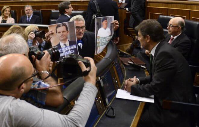 La Mesa del Congreso estudia apercibir al podemita Diego Cañamero por intimidar a Rafael Catalá