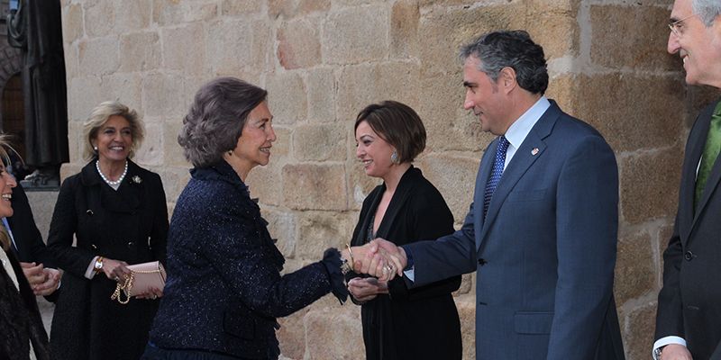 La Reina Sofía preside, en la Concatedral de Cáceres el concierto inaugural del IV ciclo "Música de Cámara en las Ciudades Patrimonio de la Humanidad de España" 2 La Reina Sofía preside, en la Concatedral de Cáceres el concierto inaugural del IV ciclo Música de Cámara en las Ciudades Patrimonio de la Humanidad de España