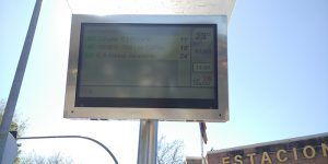 Se sigue trabajando para solucionar los problemas puntuales en algunas pantallas TFT de los autobuses de Guadalajara