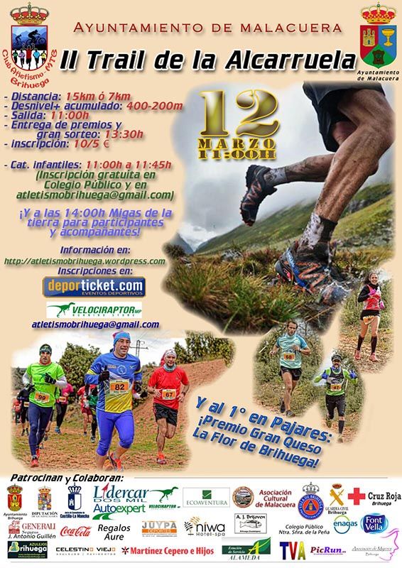 Todo listo para celebrar el II Trail de La Alcarruela en Malacuera 1 TRAIL DE LA ALCARRUELA