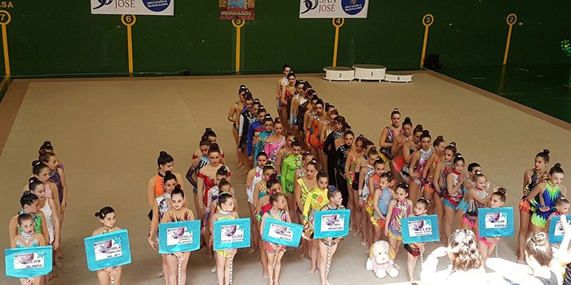 Celebrada en Guadalajara la primera Fase del Circuito Provincial de Rítmica de 2017