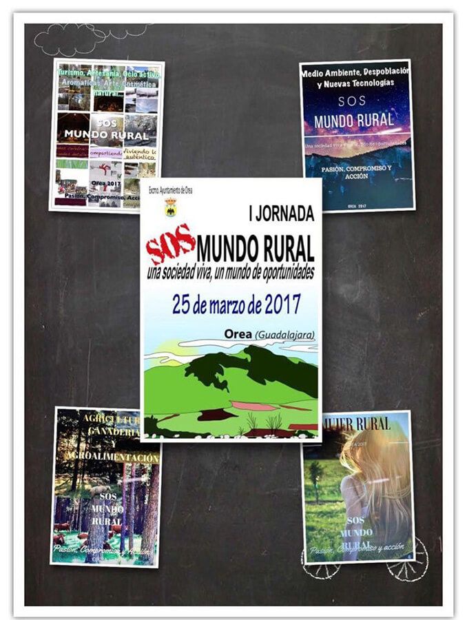 Diputación de Guadalajara colabora con la  I Jornada “SOS Mundo Rural” que tendrá lugar el sábado en Orea
