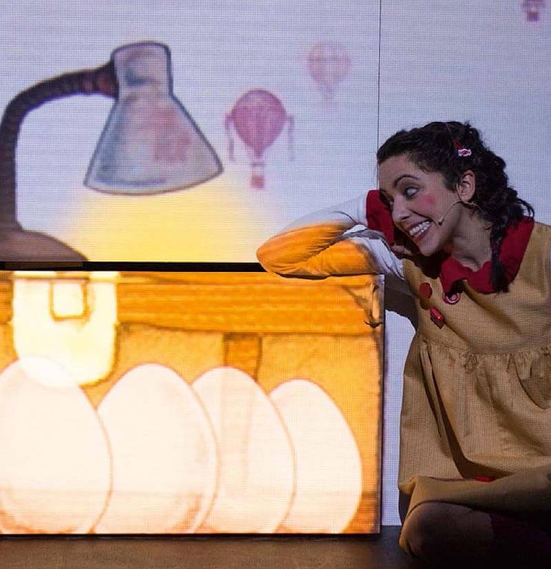 Este domingo, "A la luna" en el Teatro Moderno