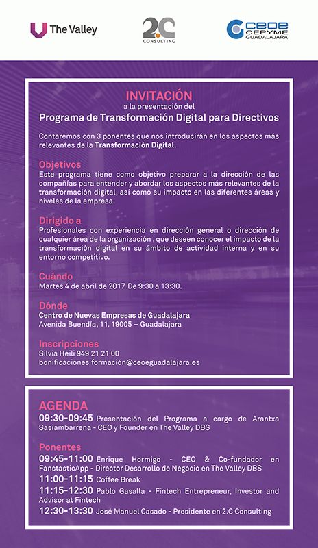 La transformación digital centra una nueva jornada de CEOE-Cepyme Guadalajara