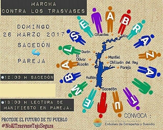 Pareja reclama más agua en Entrepeñas y Buendía e inversiones para los pueblos ribereños