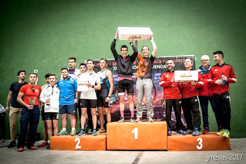 Antonio Cerezo y Laura Villar ganan en San Clemente en el estreno del III Circuito de Duatlón y Carreras por Montaña