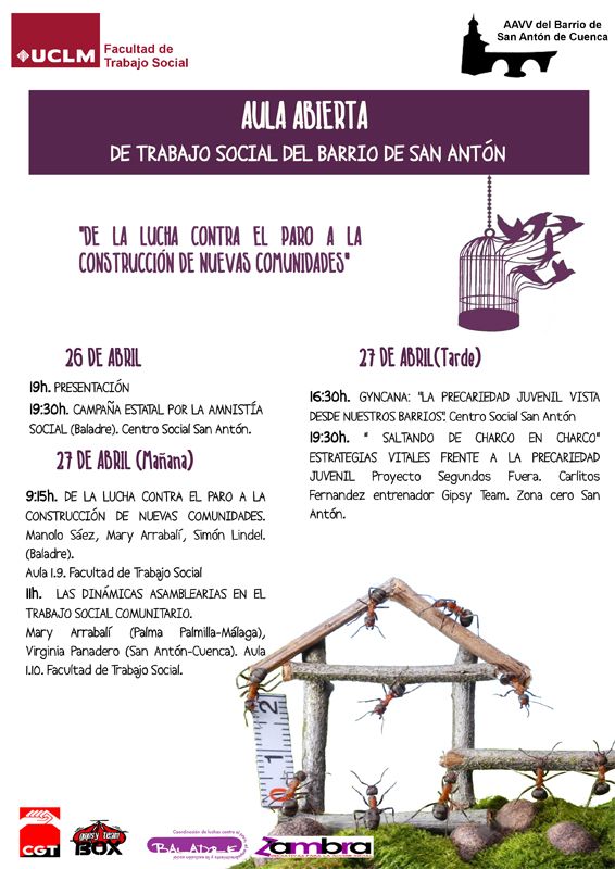 Aula Abierta de Trabajo Social Comunitario del Barrio de San Antón