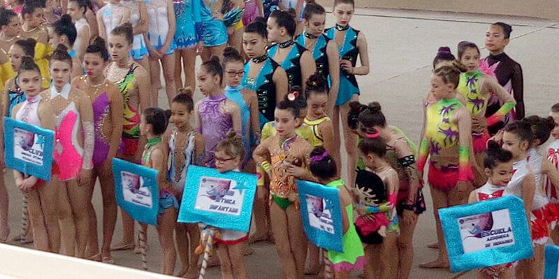 Celebrada en El Casar la IV Fase del Circuito Provincial de Rítmica de 2017