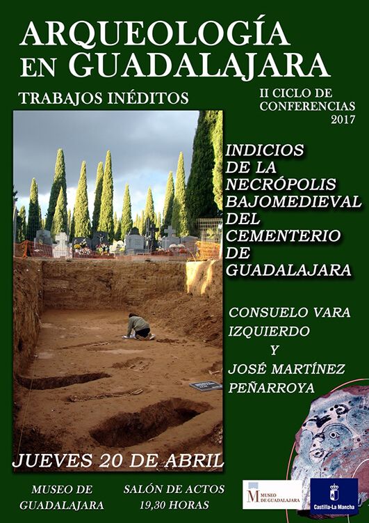 El Museo provincial acoge una conferencia sobre los hallazgos arqueológicos en el cementerio de Guadalajara