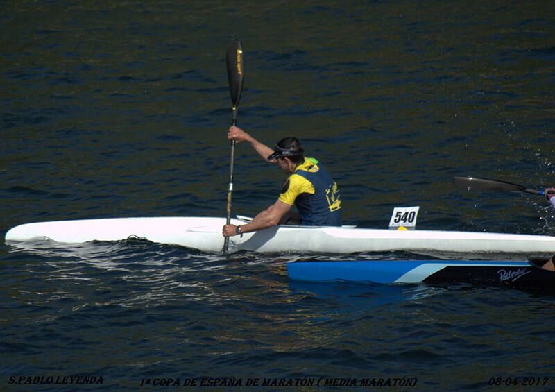 El palista conquense Pablo Zamora consigue un cuarto puesto en Pontevedra
