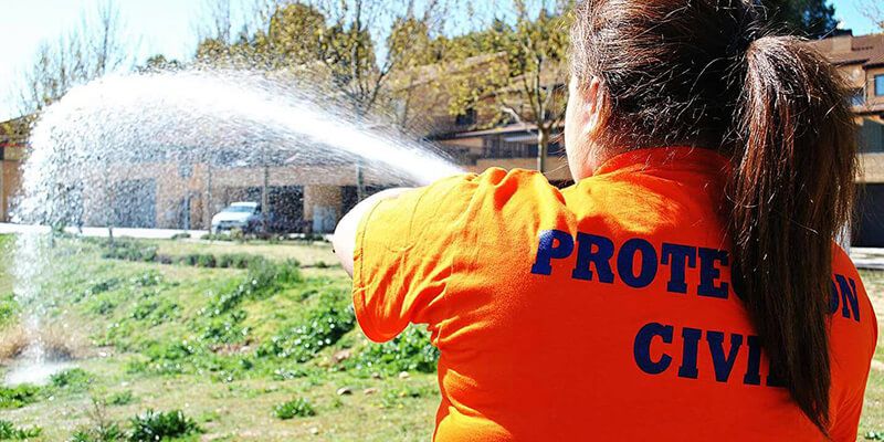 La Agrupación de Voluntarios de Protección Civil Quer continúa su labor en el municipio y colabora con otras formaciones