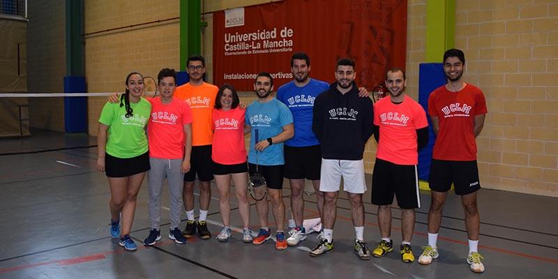 Los alumnos de la UCLM Antonio Bacete y Mouna Chakkourt ganan la fase intercampus de bádminton