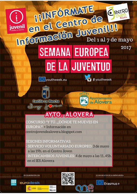Los jóvenes de Alovera celebrarán la Semana Europea de la Juventud del 1 al 7 de mayo