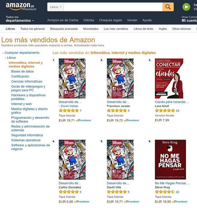 Los manuales del Curso de Experto en Desarrollo de Videojuegos de la UCLM, entre los más vendidos de Amazon