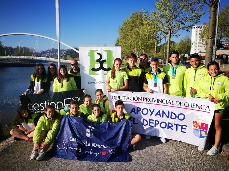 El Club Piragüismo Cuenca con Carácter se trae seis medallas de Pontevedra 3 El Club Piragüismo Cuenca con Carácter se trae seis medallas de Pontevedra