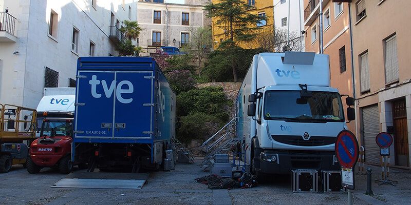 TVE tiene todo listo para retransmisión de la procesión de Paz y Caridad del Jueves Santo en Cuenca
