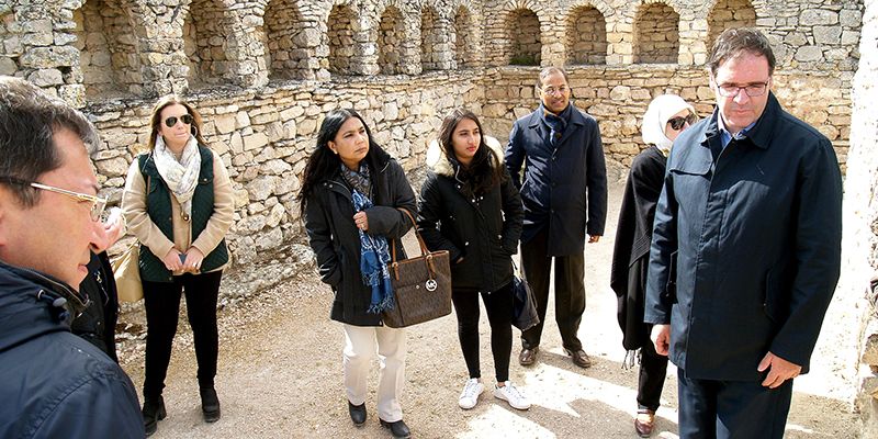 Prieto acerca parte del patrimonio de la provincia a los embajadores de la Región Asia-Pacífico