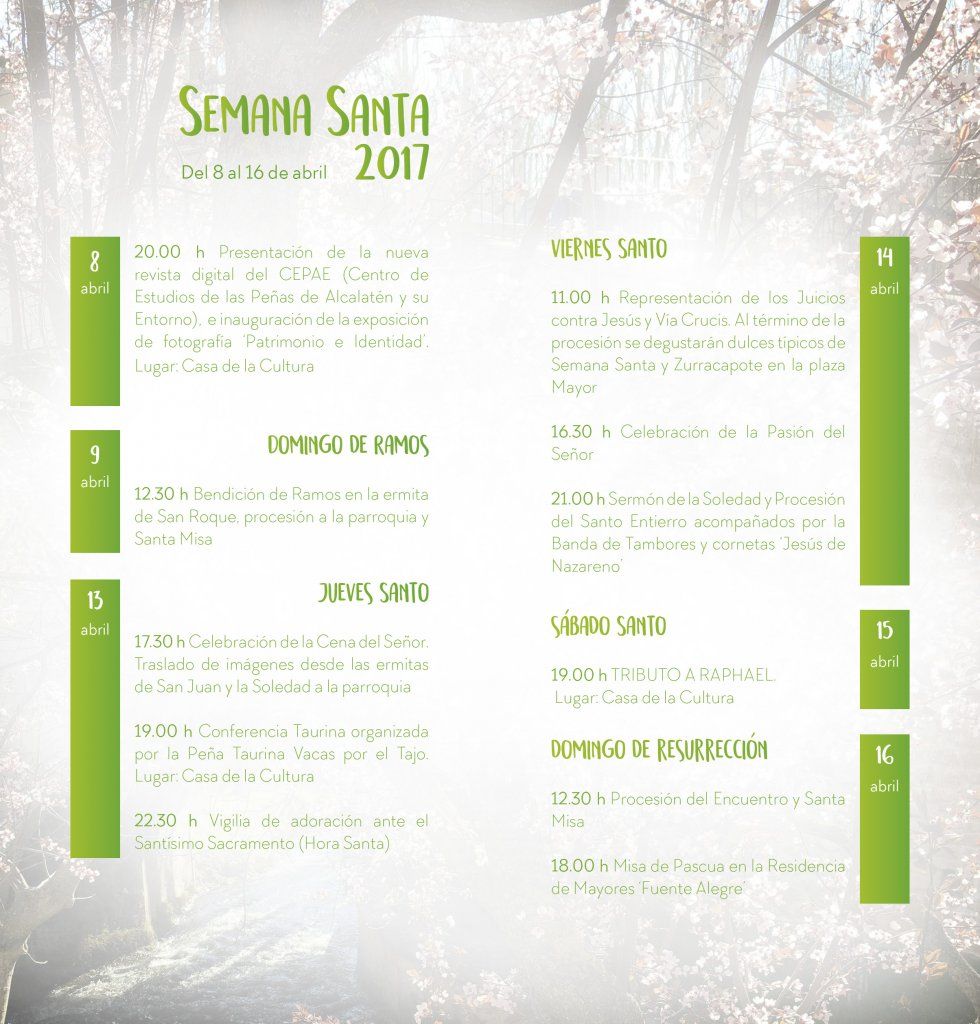 Programa Semana Santa Trillo