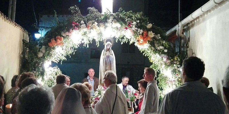 Almonacid recupera la procesión de la Virgen de Fátima
