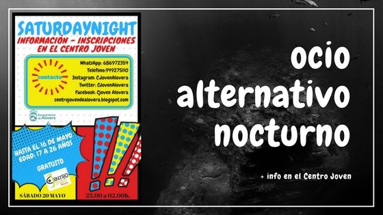 Arranca en Alovera el Programa de Ocio Alternativo Nocturno para jóvenes de 17 a 26 años