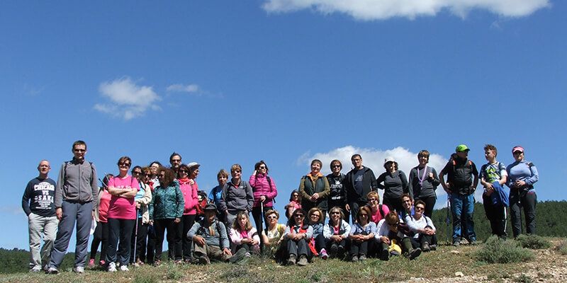Casi cuarenta senderistas disfrutaron en La Pesquera de los 11 kilómetros del ‘Sendero del Manco’