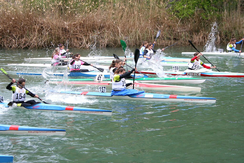 El X Trofeo de Piragüismo Diputación de Cuenca reunió en Las Grajas a 190 embarcaciones de ocho clubes