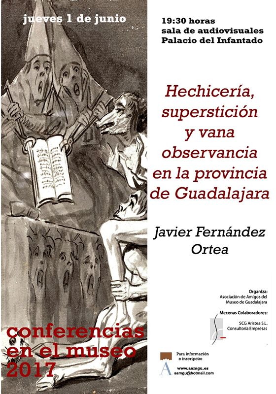 El Museo provincial acoge una conferencia sobre hechicería y superstición en Guadalajara 3 El Museo provincial acoge una conferencia sobre hechicería y superstición en Guadalajara