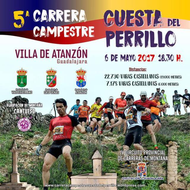 El próximo sábado 6 se celebra la V Carrera Cuesta del Perrillo de Atanzón, primera prueba del Circuito de Diputación de Guadalajara