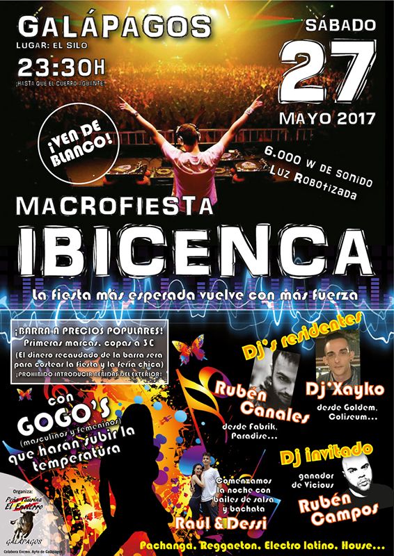 Galápagos se prepara para su V Macrofiesta Ibicenca