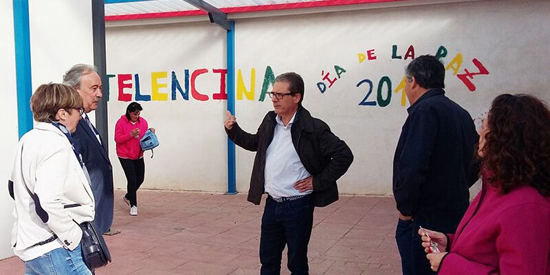 La Junta colabora en la construcción de un nuevo equipamiento deportivo de uso escolar en Fuentelencina