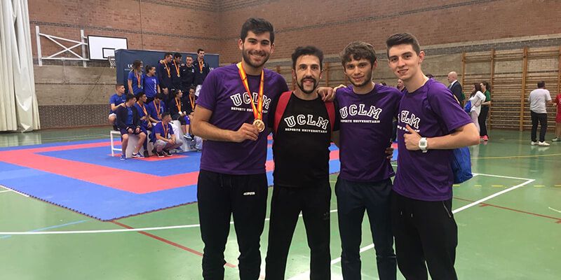 La UCLM logra cuatro medallas en los Campeonatos Españoles Universitarios de natación y karate