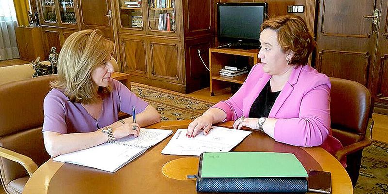 La alcaldesa de El Pedernoso traslada al Gobierno de España la petición de medidas que palíen las graves pérdidas en las cosechas por el pedrisco