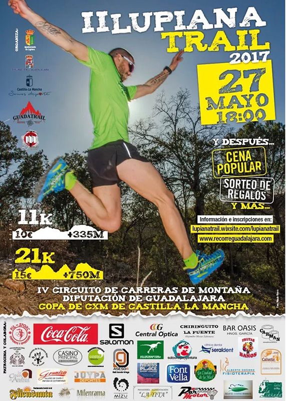 Mañana se celebra el II Lupiana Trail, segunda prueba del Circuito de Diputación de Guadalajara 3 Mañana se celebra el II Lupiana Trail, segunda prueba del Circuito de Diputación de Guadalajara