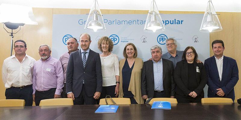 Valmañana y De Lara reiteran a los Ribereños el compromiso del PP con un Pacto Nacional del Agua que cuente con un amplio consenso
