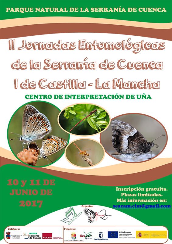 La Junta colaborará con las II Jornadas Entomológicas de la Serranía de Cuenca organizadas por SEACAM 